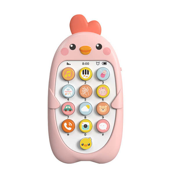 Baby Mobiltelefonleke for barn, late som leker, pedagogisk musikalsk leke, bursdagsgaver