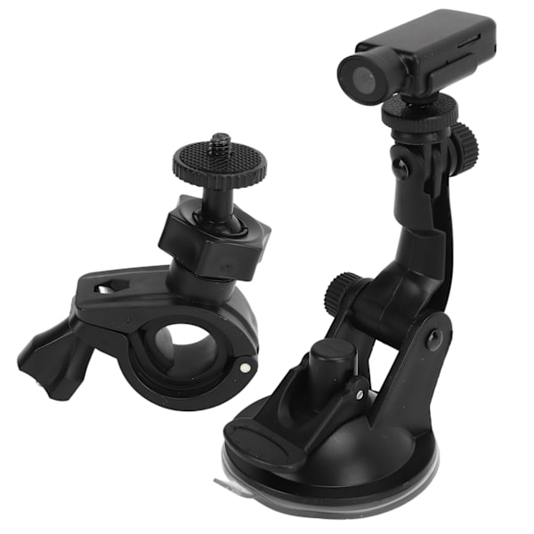 V17 cykelkamera hjälmkamera 1080P en knapp operation 16GB lagring med sugfäste styrfäste