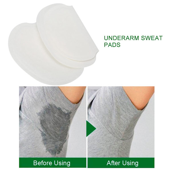 Engangs Svetteabsorberende Underarmsputer Unisex Bomull Armhule Svettebeskyttelse 60 stk