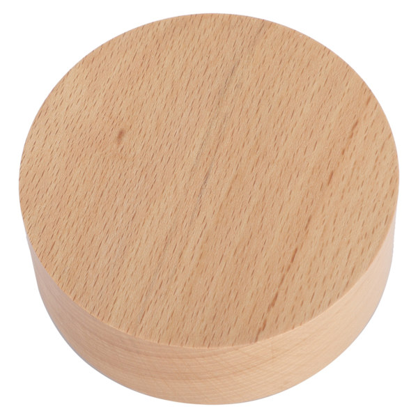 Musikbox Rund Bas Trä Rotation Stativ Musikalisk Fall Utsökt Vintage DIY Hantverk Prydnad04 Bok Diameter 95mm