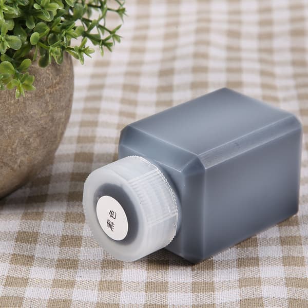 60 ml læderkantolie plastikflaske DIY håndværk manuelt læderforseglingsværktøj (sort)