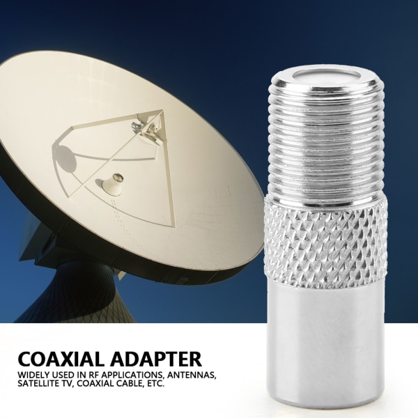 5 stk F hunn til PAL hann 9,5 mm satellitt-TV koaksial RF-antenne kobberadapterkontakt