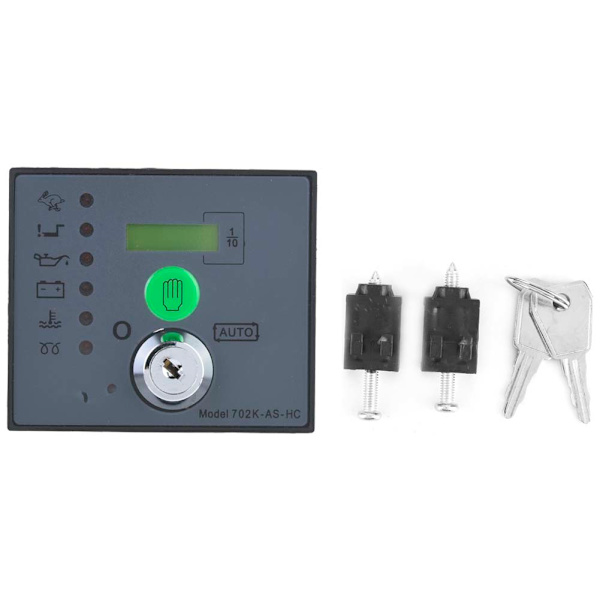 DSE702AS Elektronisk Manuell Start Generator Kontrollmodul Kontrollpanel LCD-skjerm