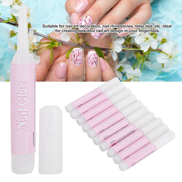 10 stk. Negleforlængelse Lim Gel Manicure Værktøj