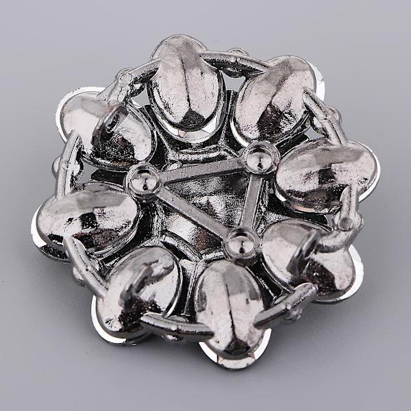 Legering Rhinestone Skaftknapper Dekorative Knapper Sy Tilbehør Sort