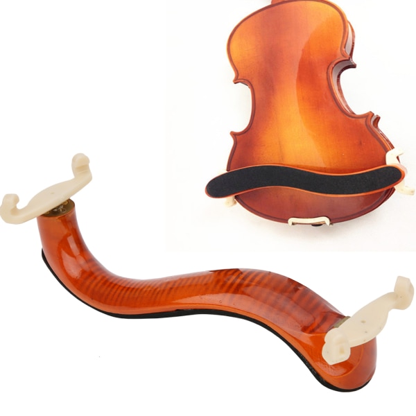 Justerbar universal skulderstøtte for fiolin/bratsj i lønn – forbedre din musikalske opplevelse!