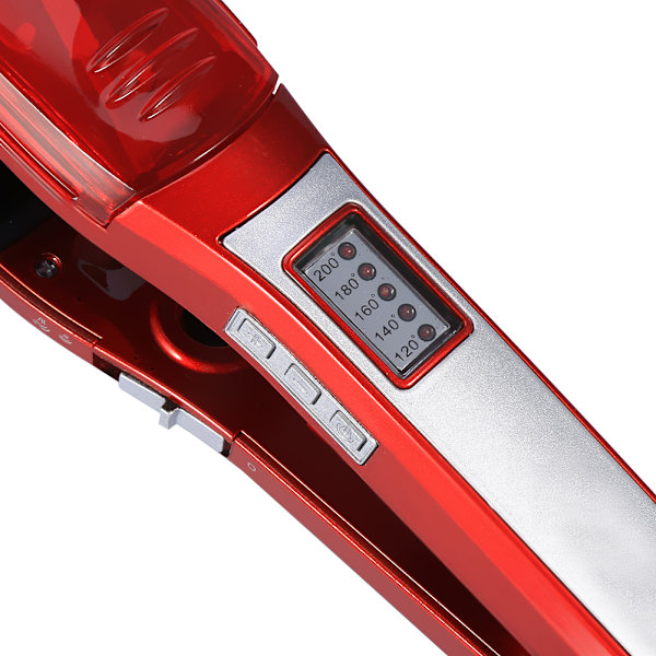 Kemei LED temperaturdisplay glattejern til hårstyling