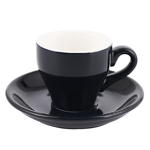 Espresso Sort Italiensk Kaffe Kop Mørkeblå