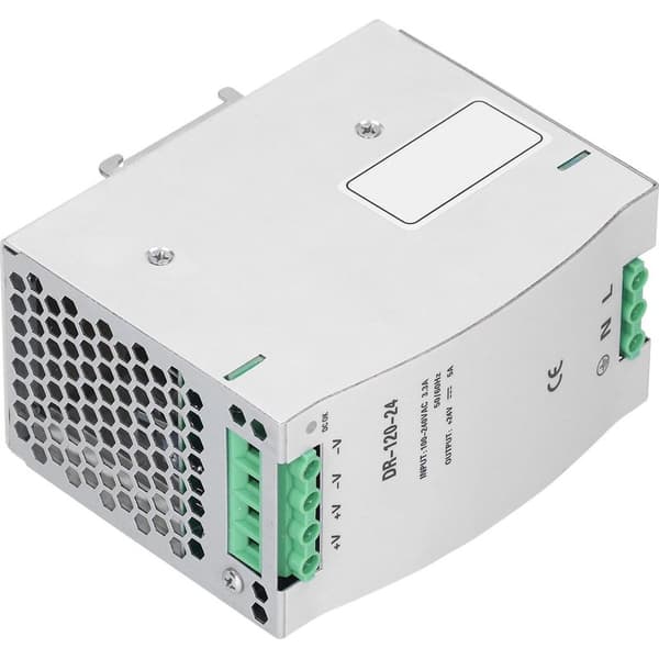 24V 5A 120W DIN-kisko virtalähde - DR12024 AC-muunnin