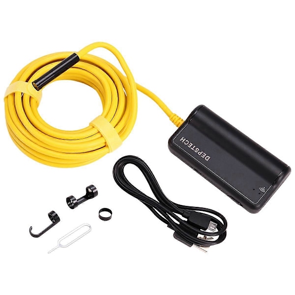 Endoskopkamera med dobbel linse 1080P Inspeksjonskamera 6 LED Zoom
