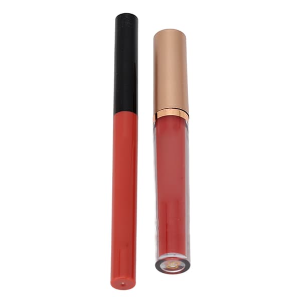 Matte Flydende Læbestift Læbeblyant Sæt Vandtæt Langtidsholdbar Lipgloss Makeupsæt