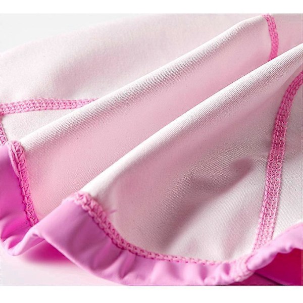 Søde Børnebadehætter Badehætte Tegneserie Elastisk PU Badehætte til Drenge Piger, 23*18CMPudder