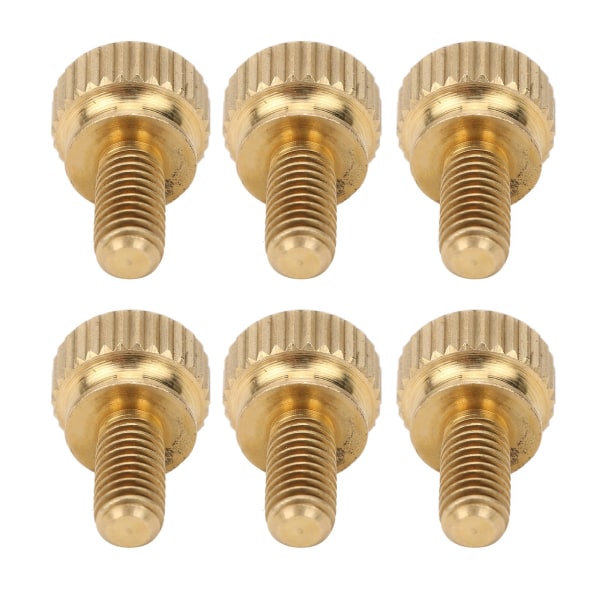 50 kpl litteät uurretut peukaloruuvit, pyöreä pää, puhdas kupari, luistamattomat teollisuustarvikkeet (M5 x 10 mm)
