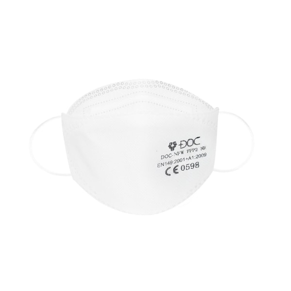 25-pack FFP2 åndedrettsmasker - engangs, CE-sertifisert, filterteknologi for enkel pust