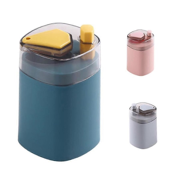 Cocktailpinnar, Automatisk Tandpetshållare Portabel Pop Up Tandpetare Dispenser Förvaringslåda Blå, 1 st