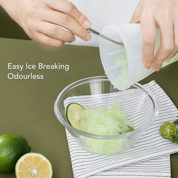 150ml Slushmaskin Kopp Stor Kapasitet Drikkelagekopp med Lokk DIY Hjemmelagde Smoothiekopper