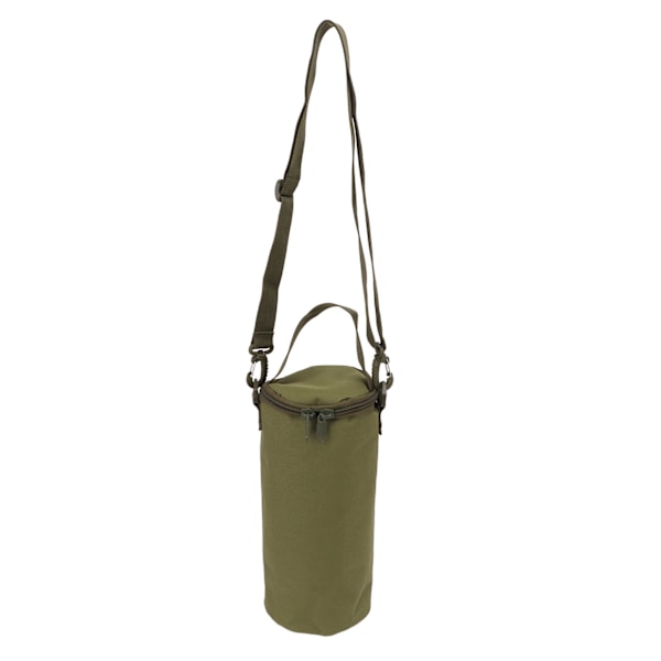 Camping Oppbevaringspose Dobbel Glidelås Håndtak Design Oppbevaringspose med Skulderstropp for Gassbeholdere Campinglys Grønn