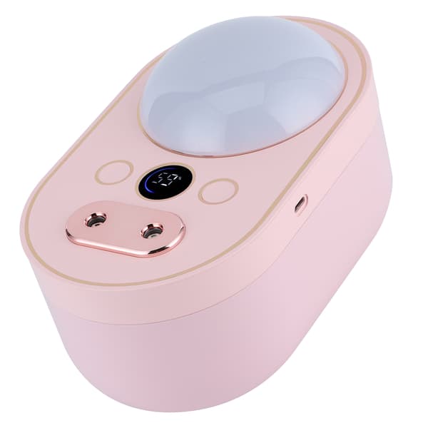 1000 ml dobbel sprayprojeksjonsluftfukter 4000 mAh nanometerforstøvningsluftfukter USB-lading Rosa