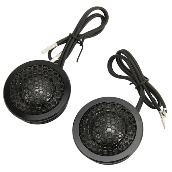2 stk. 150W Dome Tweeter 2-vejs system Metal Aluminium Kompakt Dome Audio Tweeter Bilhøjttaler