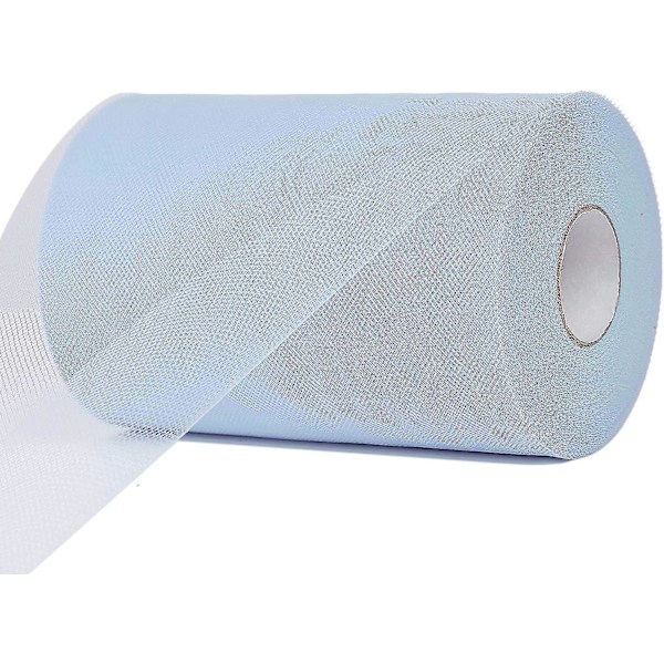 Blå Tulle Rulle - 15cm x 110m - Perfekt för Tutu, Bröllop och DIY-Hantverk