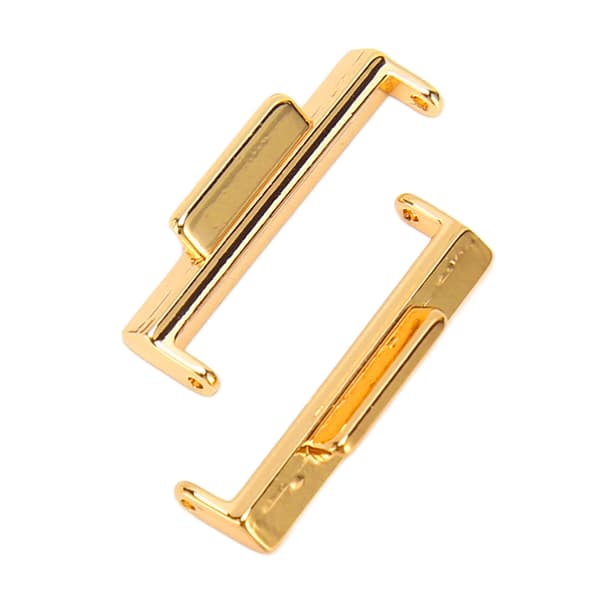 2 stk. urremforbinder 22 mm metalurremforbinder tilbehørsdel til FIT 2 guld