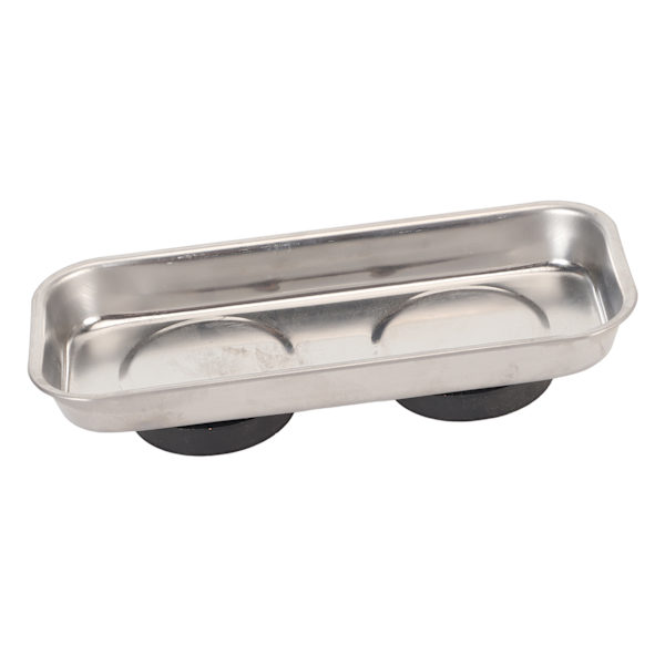 Magnetisk stiftskål i rustfritt stål, sterk magnet, bærbar stabil magnetisk nåleholder for å sy håndarbeid rektangulært (5,1 x 2,6 x 1,2 tommer)