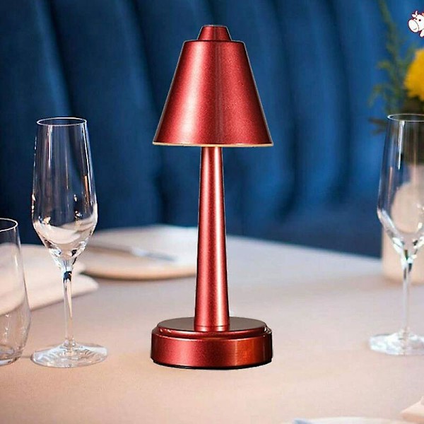 Ladattava johdoton LED-pöytävalaisin, himmennettävä LED-yövalaisin kosketusohjauksella, kannettava ulkokäyttöön tarkoitettu pöytävalaisin ravintolaan, kahvilaan, 3000K, musta
