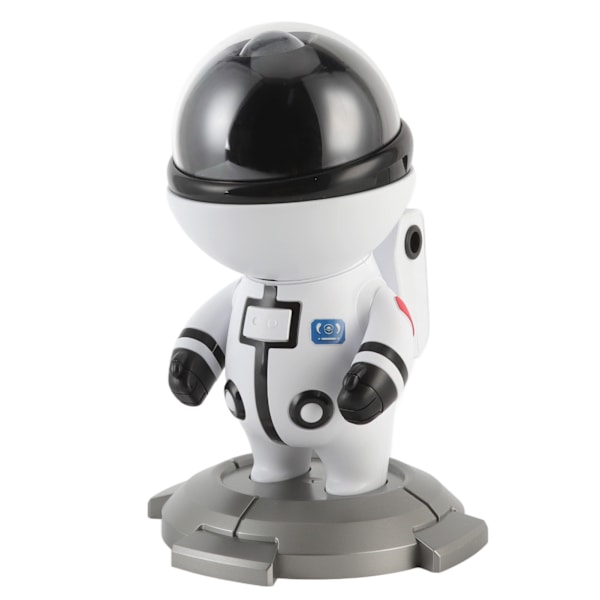 Stjerne LED nattlys projektor USB astronaut stjerneprojektor lampe RGB omgivelsesprojeksjonslys barn bursdagsgave hvit