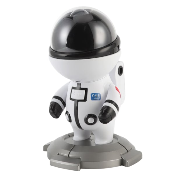 Tähti LED-yövalo projektori USB-astronautti tähtiprojektori lamppu RGB-ympäristön projektiovalo Lasten syntymäpäivälahja Valkoinen