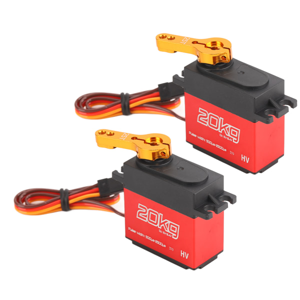 20 kg digital servo professionel høj torsion vandtæt RC bil servo med 25T metal servoarm til 1/10 1/12 RC bil