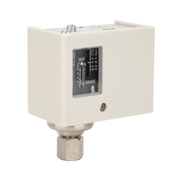 Elektronisk G1/4' Hun Trykkkontrollbryter Luft Vannpumpe Kompressor Trykkontroller