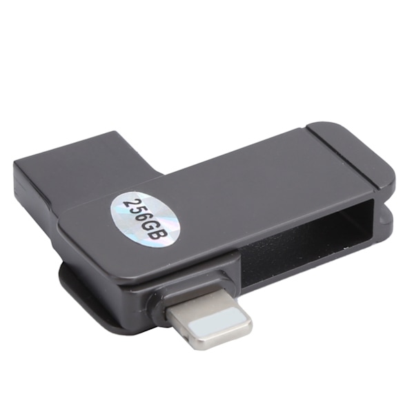2 i 1 Mini Metal U Disk Mobiltelefon OTG Flashdrev 256 GB Opbevaring til Windows/iOS Systerm