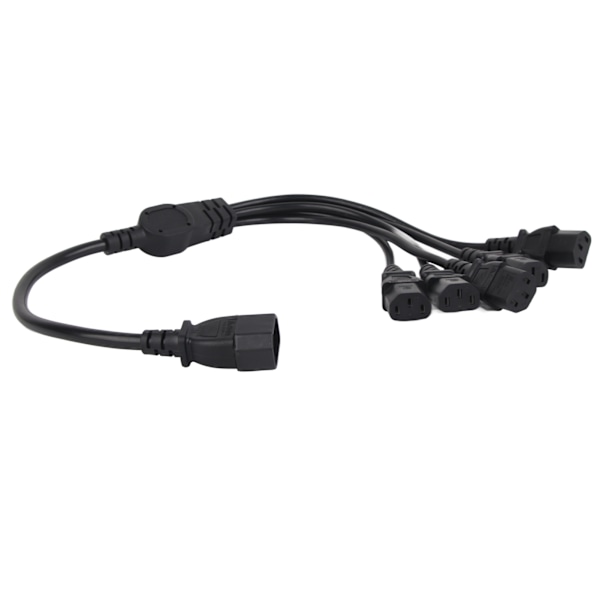 UPS PDU C14 til 5 X C13 strømadapterkabel han til hun 10A 250V Y splitter strømadapterkabel 1,6 fod