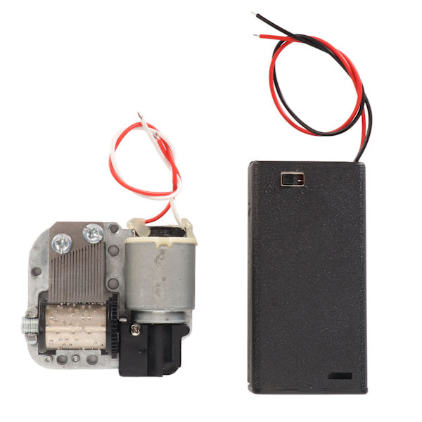 DIY Clockwork Music Box Batteridriven lugnande musik 18 noter Musikalisk mekanism rörelse