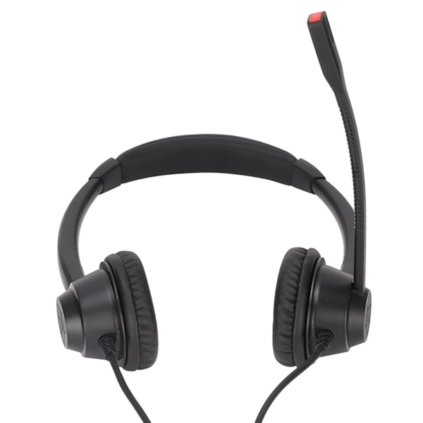 RJ9-puhelinkuulokkeiden melua vaimentavat Binaural-johdolliset matkapuhelinkuulokkeet mikrofonilla VOIP-puhelimen lankapuhelimelle