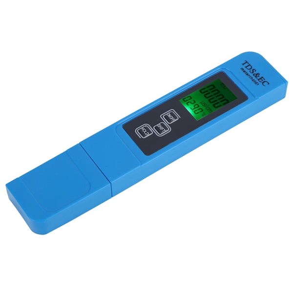 Bärbar penna typ digital TDS EC mätare elektrisk konduktivitet testare vattenkvalitet testBacklight