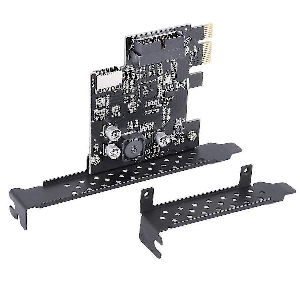 PCI-E 1X - USB 3.2 GEN1 5Gbps 20-nastainen etupaneelin liitin (Type-C etupaneelin liittimeen) Etupaneeli