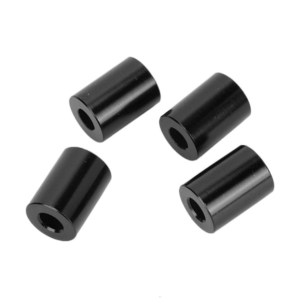 Bil aluminiumslegering motorhjelm udluftningsafstandsstykke passer til 6 mm motor (sort)