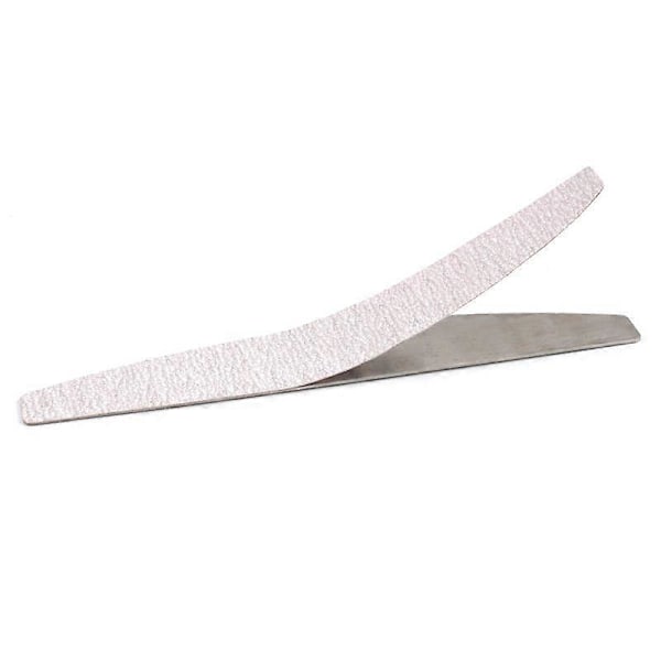 100 st Nagel Järnpapper med Avtagbart Metallhandtag Buffé 100/180 Dubbelsidig Manikyr Nagelkonstfil Nagel Klippset 100 Grit
