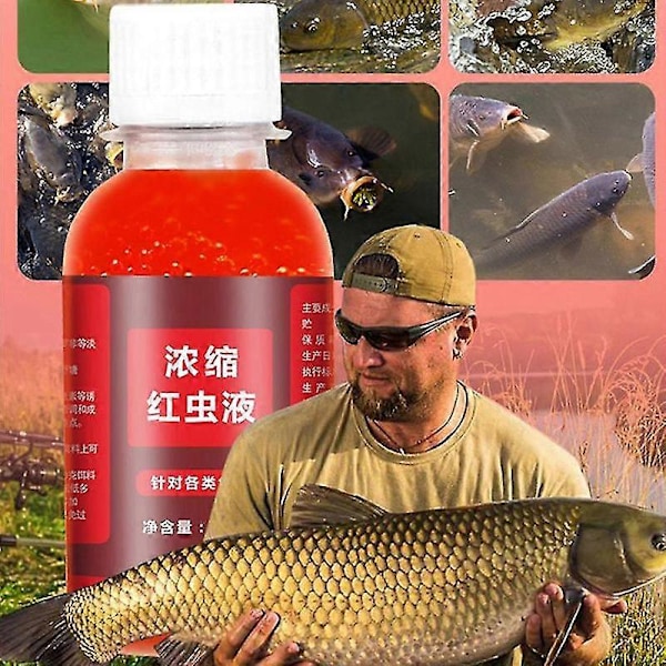 Konsentrert Rød Mark Flytende Fiskeagn Tilsetning - 100ml Sterk Fiskeattraktant