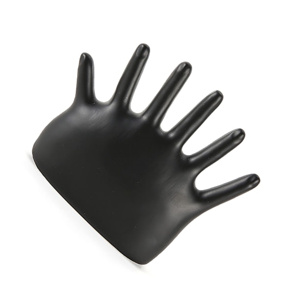 Ringhållare för hand, blekningsbeständig, utsökt handgjord smyckesdisplay för armband, klockor, svart