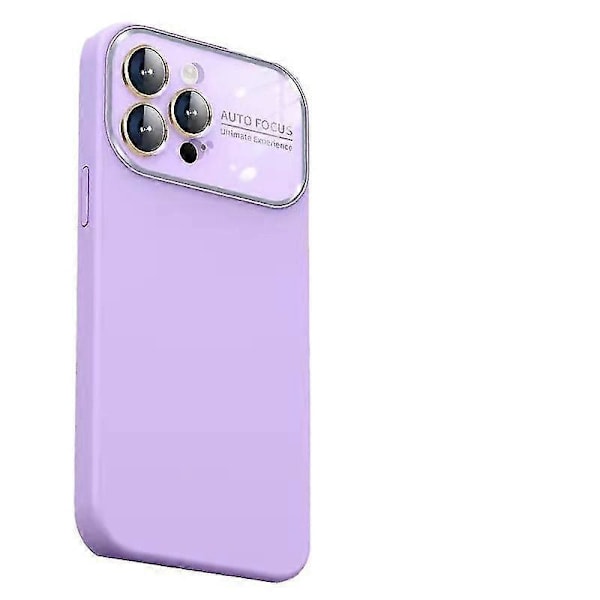 Lämplig för enfärgat silikon iPhone15 mobilskal iphone13Pro