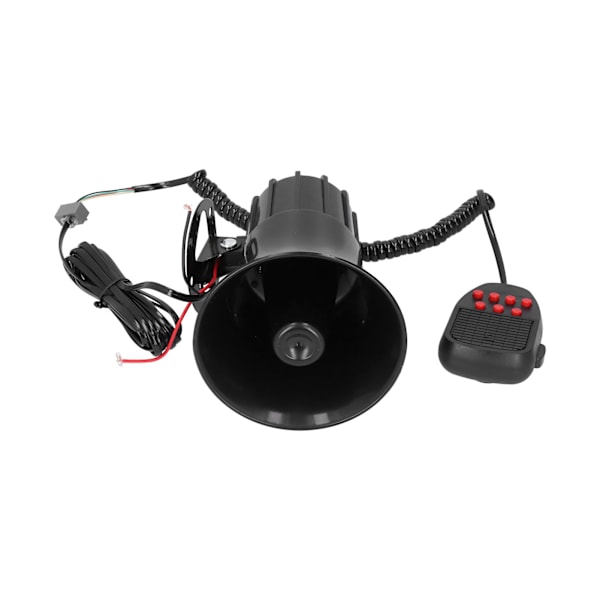 12V 50W 115db Auton Torvi PA-mikrofonilla 7-ääni Hätävaroitus Hälytys Palohälytin Autolle Kuorma-autolle RV