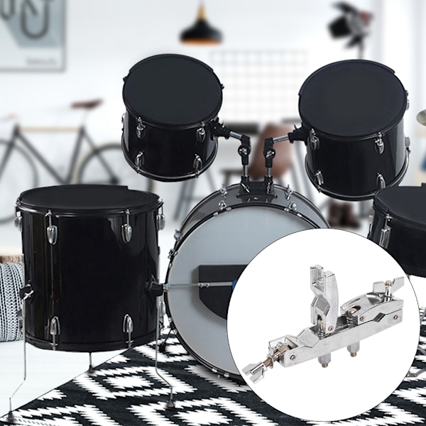WC50 Trumset Klämma Stång Multifunktion Silver Aluminiumlegering Fäste Klämma Stång