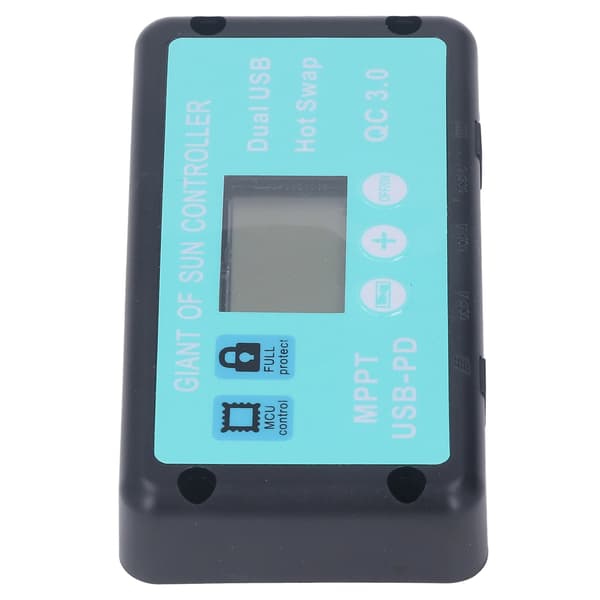 12V 24V MPPT Solar Laderegulator Profesjonell USB PD QC3.0 Solcellepanel Regulator med LCD-skjerm for Batteri 40A