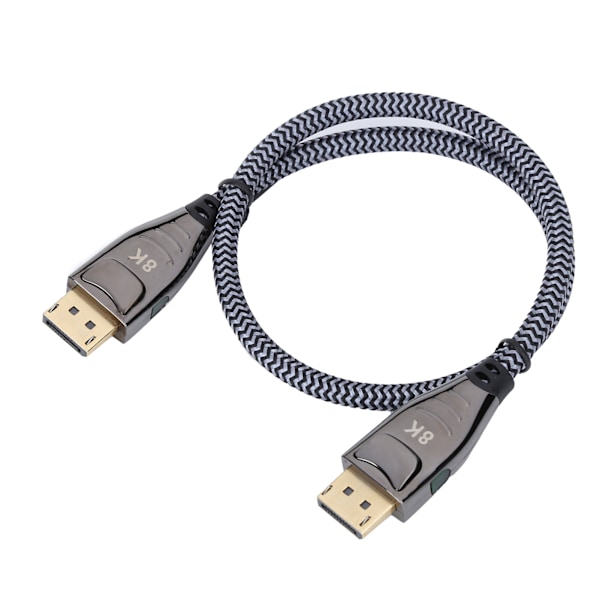 A0301 DP1.4 Versjon 8K ved 60Hz Kabel Høydefinisjonsadapterkabel med lys for PC-datamaskin DP‑8K‑0,5 meter
