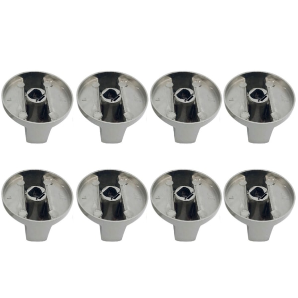 8PCS Stove Knobs 6mm Metal Rotary Gas Range Switch for Kitchen Cooktop Machine Control Replacement