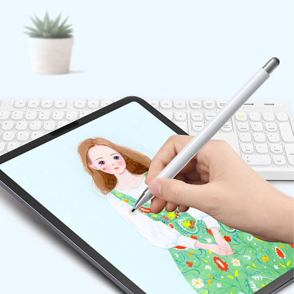 Stylus Digital Pen Universal 3 i 1 Høy følsomhet Passiv Diskspiss Kapasitiv Pen for Berøringsskjerm