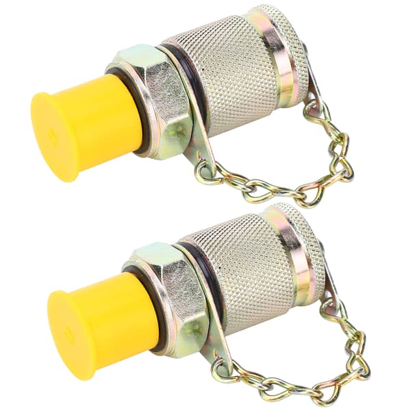 2 st hydraulisk testadapter högtrycksslangkoppling mätpunktskopplingsverktyg (1/4 tum M16 x 2)