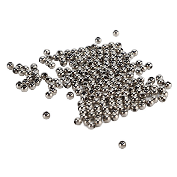 200 st smycken pärlor enkelt material armband halsband tillbehör partition pärlor för DIY smycken vit K